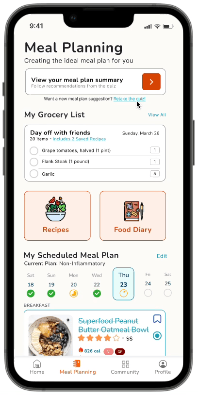 Meal-Planning-Interactions